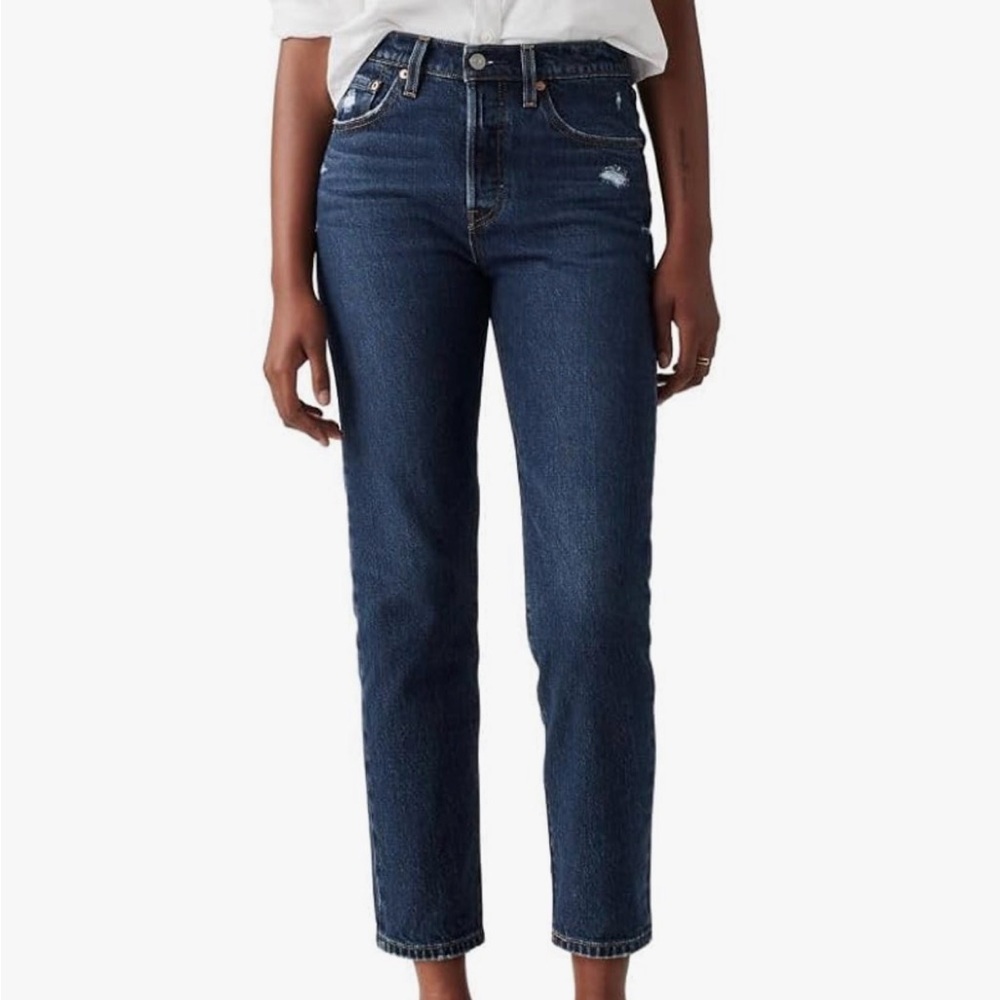 Levi’s 501 Straight Crop Jeans